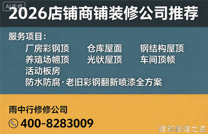 巢湖2026/9居巢区彩钢瓦屋面防水哪家专业正规